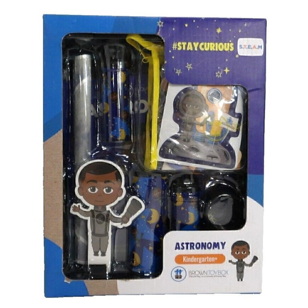 Astronomy S.T.E.A.M. learning kit kindergarten level BROWNTOYBOX NEW, BOX TORN
